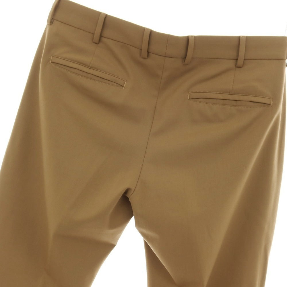 【中古】ピーティートリノ PT TORINO EPSILON ストレッチ ポリエステルウール カジュアルスラックスパンツ ライトブラウン【サイズ48】【 状態ランクB 】【 メンズ 】