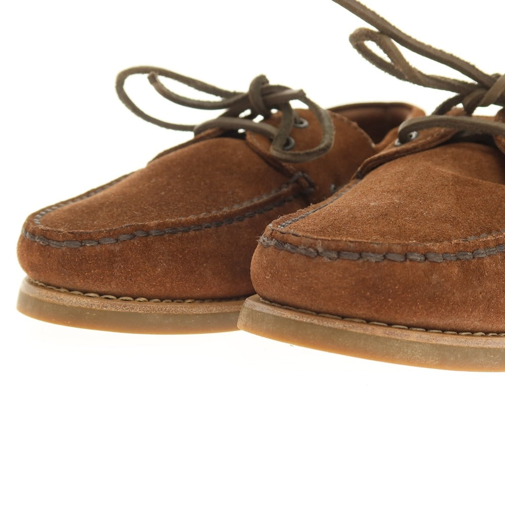 【中古】ブルネロクチネリ Brunello Cucinelli スエード デッキシューズ ブラウン【サイズ41】【 状態ランクA 】【 メンズ 】