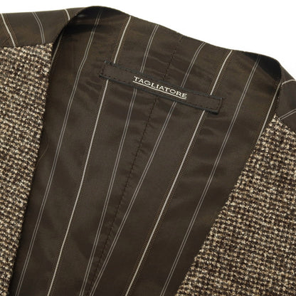 【中古】タリアトーレ TAGLIATORE ウールシルクナイロン カジュアル系ジレ ブラウン系【サイズ48/9R】【 状態ランクB 】【 メンズ 】