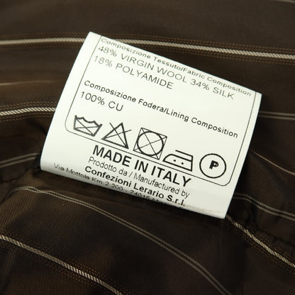 【中古】タリアトーレ TAGLIATORE ウールシルクナイロン カジュアル系ジレ ブラウン系【サイズ48/9R】【 状態ランクB 】【 メンズ 】