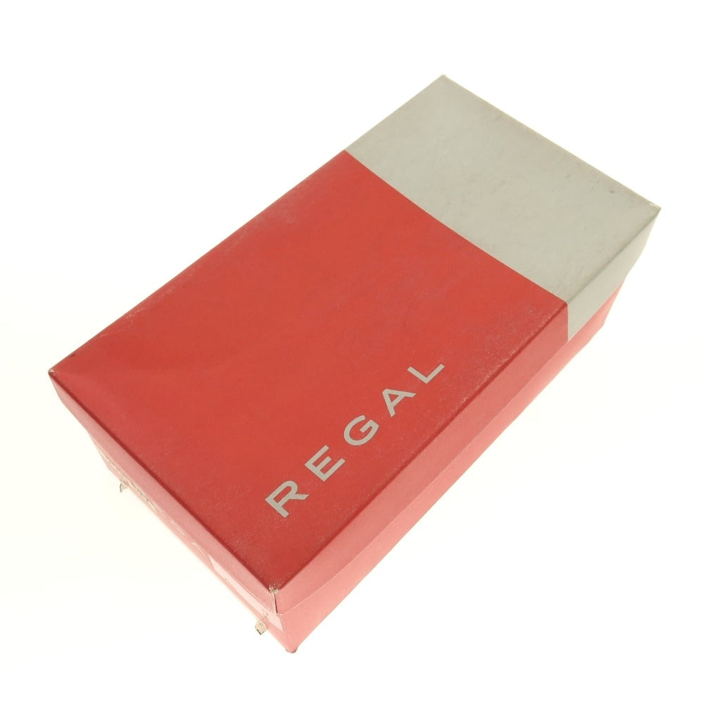 【中古】リーガル REGAL 型押しレザー ロングウイングチップ ドレスシューズ ブラウン【サイズ40】【 状態ランクC 】【 メンズ 】
