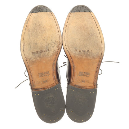 【中古】リーガル REGAL スプリットトゥ ドレスシューズ ダークブラウン【サイズ40】【 状態ランクC 】【 メンズ 】