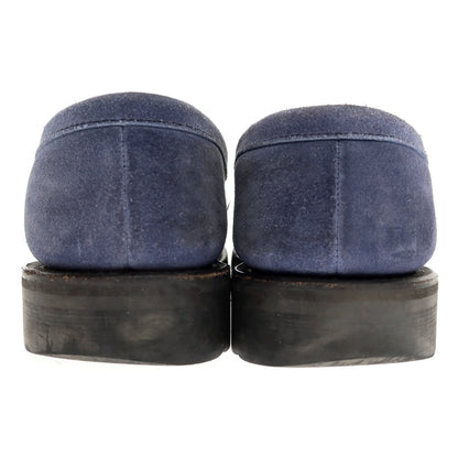 【中古】リーガル REGAL スエード コインローファー ネイビー系【サイズ25】【 状態ランクC 】【 メンズ 】