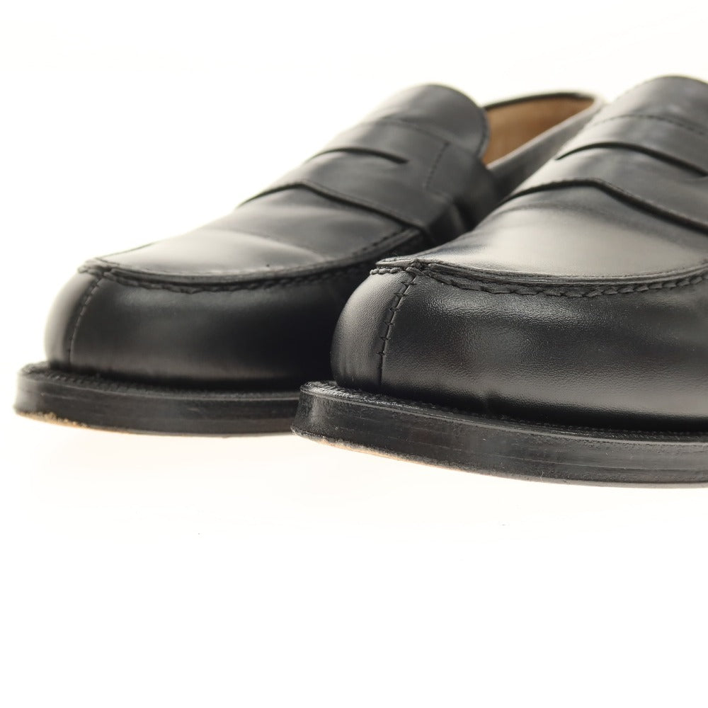 【中古】リーガル REGAL コインローファー ブラック【サイズ25】【 状態ランクB 】【 メンズ 】