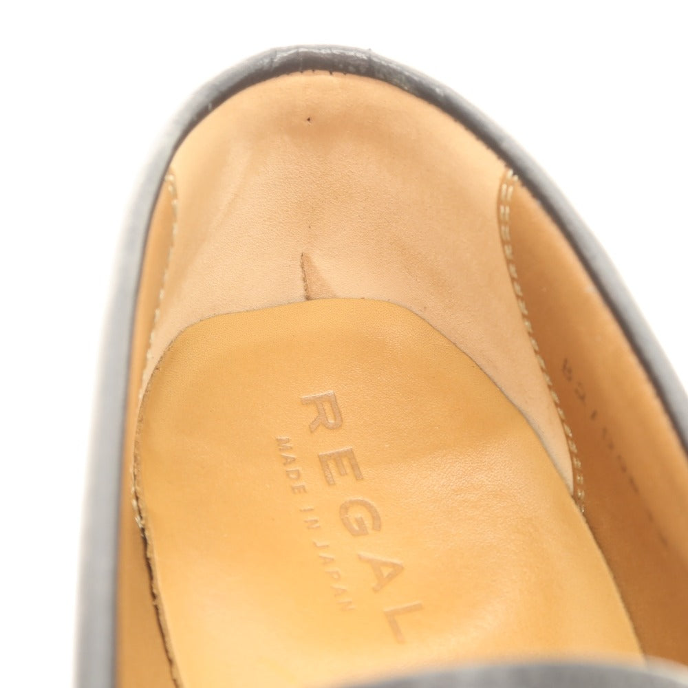 【中古】リーガル REGAL コインローファー ブラック【サイズ25】【 状態ランクB 】【 メンズ 】