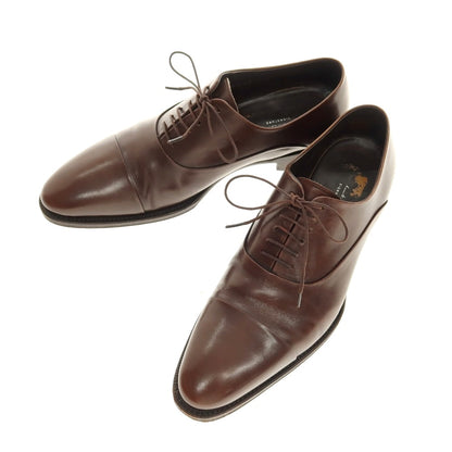 【中古】ジョンストン＆マーフィー Johnston &amp; Murphy ストレートチップ ドレスシューズ ブラウン【サイズ7】【 状態ランクB 】【 メンズ 】