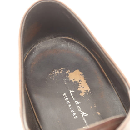 【中古】ジョンストン＆マーフィー Johnston &amp; Murphy ストレートチップ ドレスシューズ ブラウン【サイズ7】【 状態ランクB 】【 メンズ 】