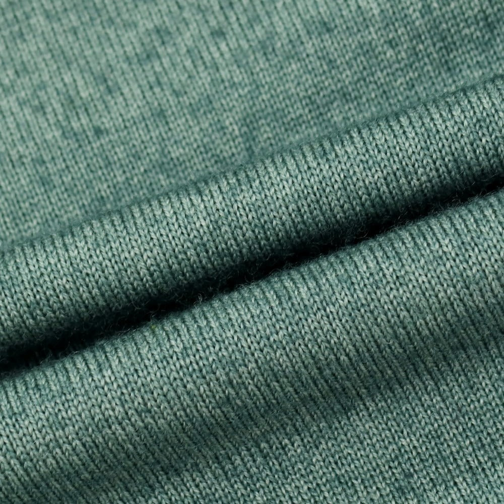 【中古】クルチアーニ CRUCIANI ガーメントダイ ウール クルーネック プルオーバーニット グリーン【サイズ48】【 状態ランクC 】【 メンズ 】