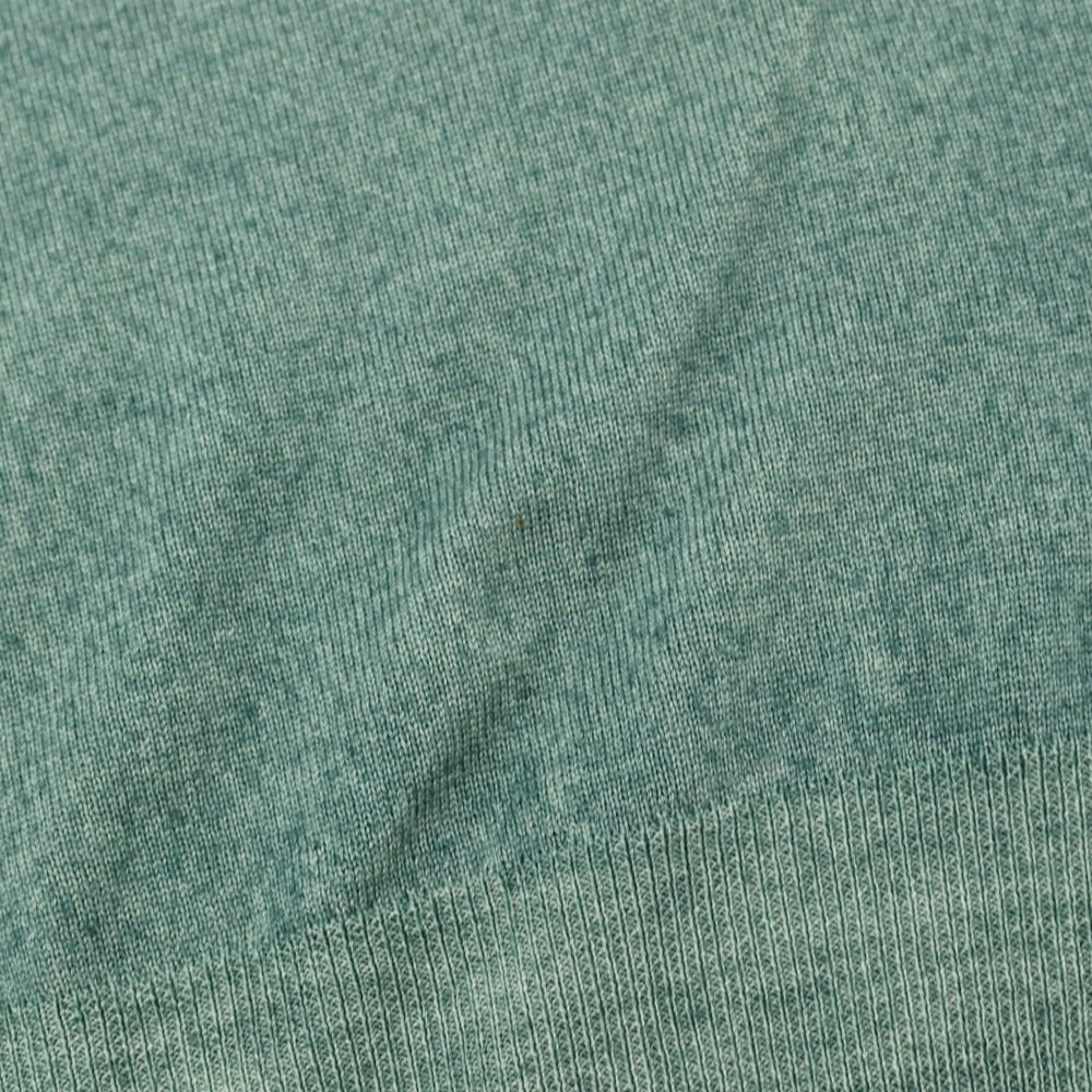 【中古】クルチアーニ CRUCIANI ガーメントダイ ウール クルーネック プルオーバーニット グリーン【サイズ48】【 状態ランクC 】【 メンズ 】