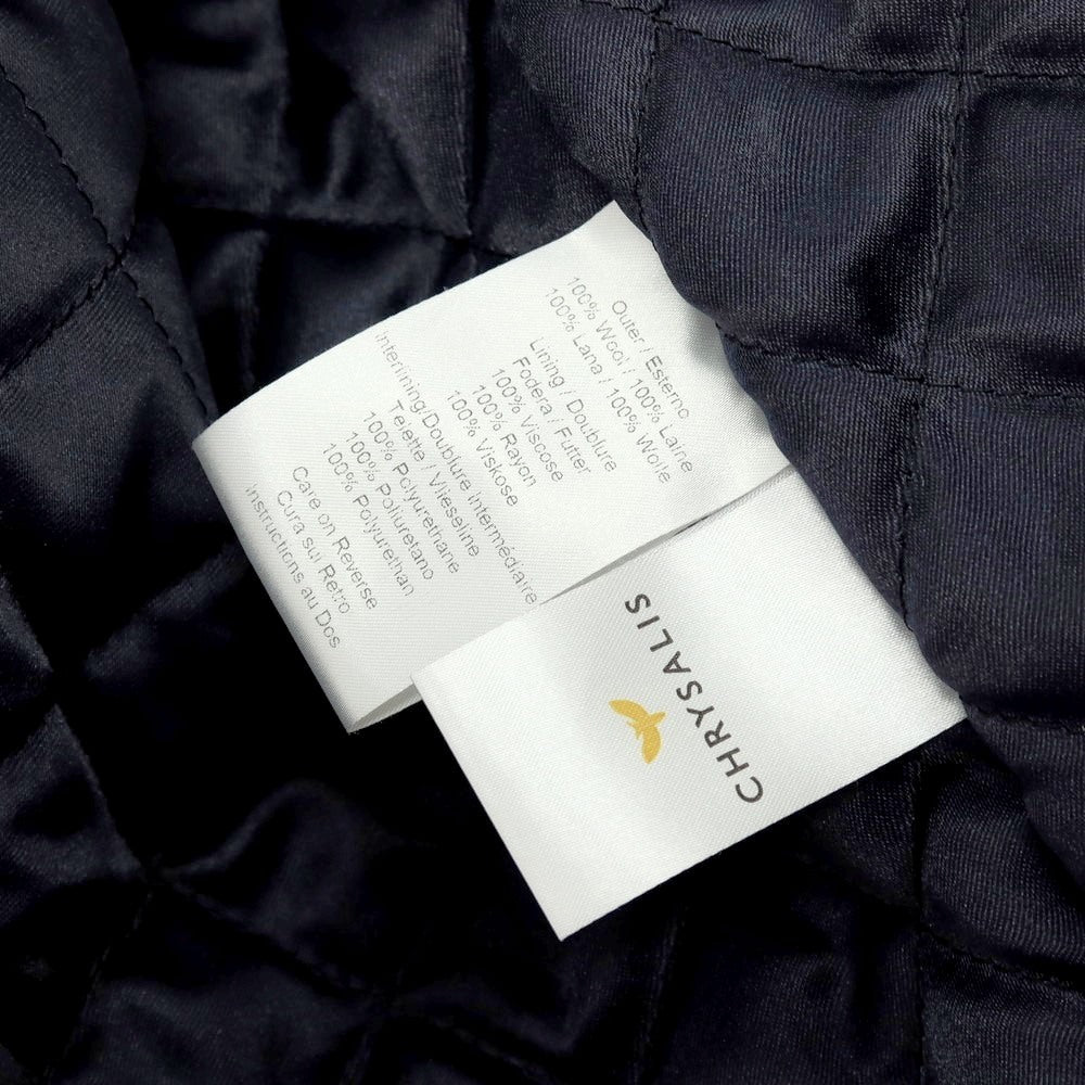 【中古】クリサリス CHRYSALIS ウール ヘリンボーン 中綿入り ハンティングジャケット ブラウン【サイズS】【 状態ランクB 】【 メンズ 】