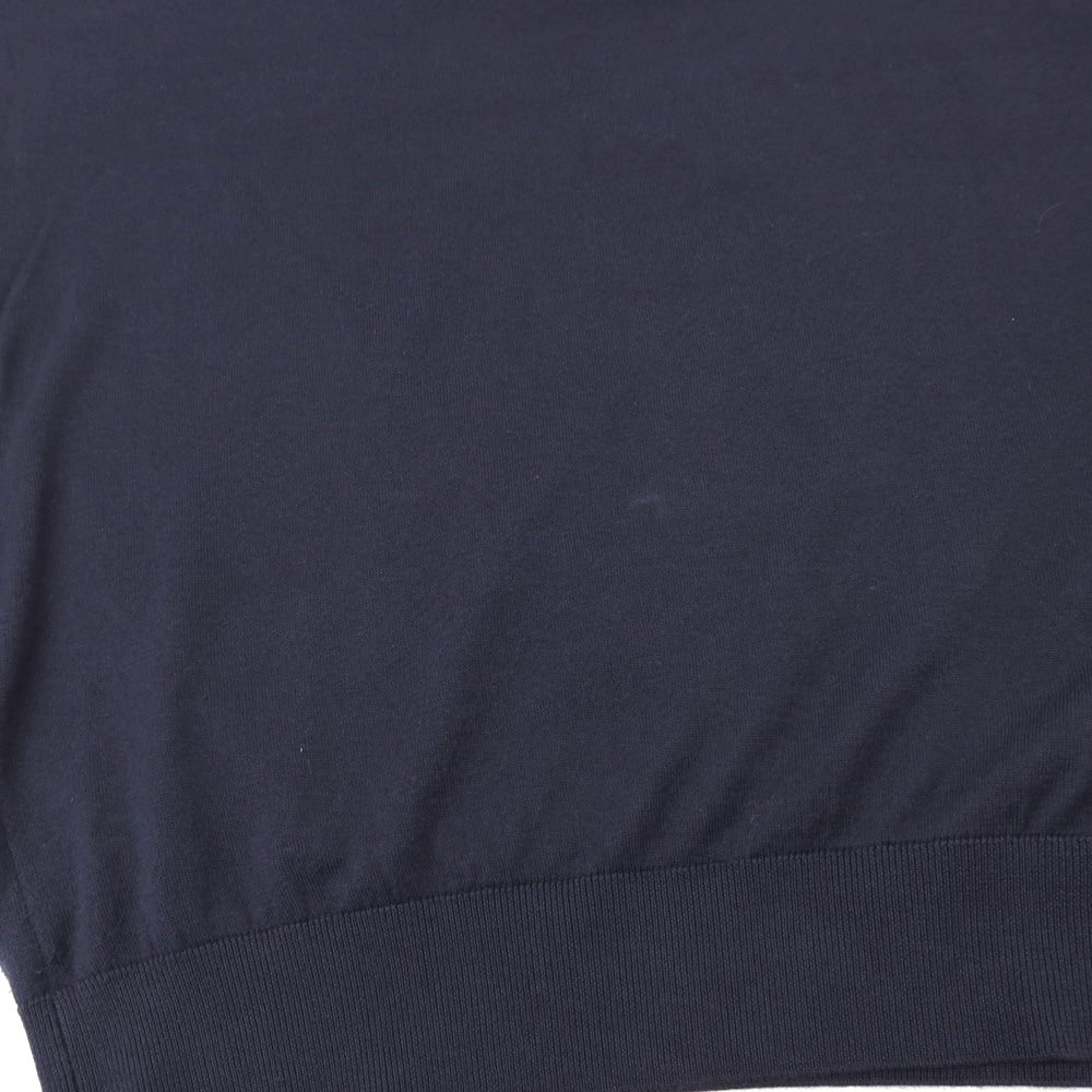 【中古】ジョンスメドレー JOHN SMEDLEY ハイゲージ シーアイランドコットン 長袖 ポロニット ネイビー【 M 】【 状態ランクB 】【 メンズ 】 []