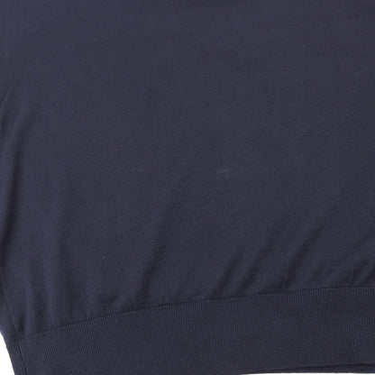 【中古】ジョンスメドレー JOHN SMEDLEY ハイゲージ シーアイランドコットン 長袖 ポロニット ネイビー【 M 】【 状態ランクB 】【 メンズ 】 []