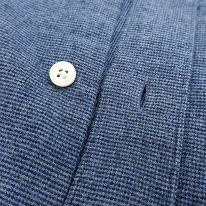 【中古】リングヂャケット RING JACKET コットン カッタウェイ カジュアルシャツ ブルーxブラック【サイズM】【 状態ランクB 】【 メンズ 】