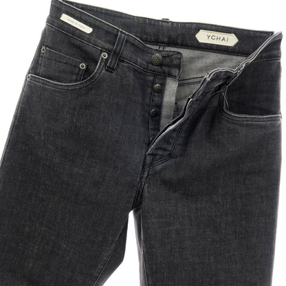 【中古】イカイ YCHAI ストレッチ デニムパンツ ジーンズ グレーブラック【サイズ30】【 状態ランクB 】【 メンズ 】