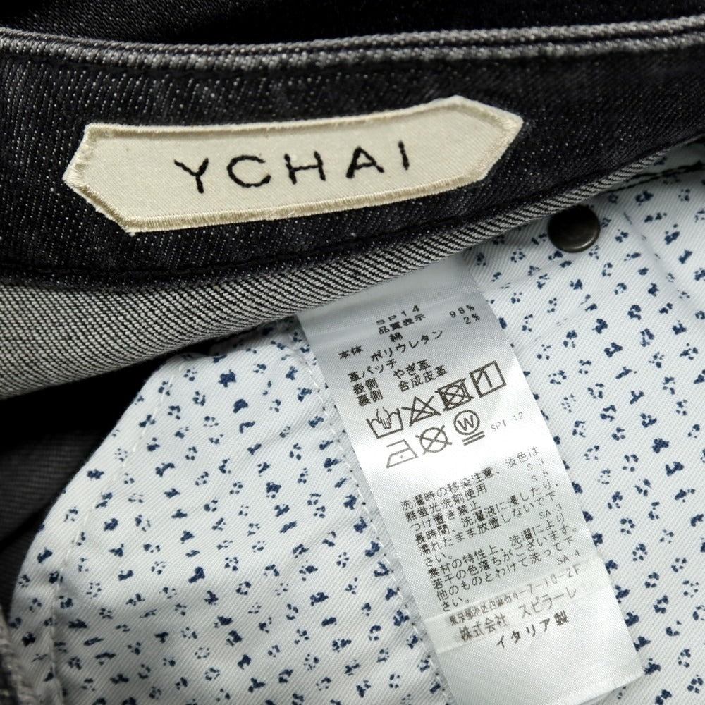 【中古】イカイ YCHAI ストレッチ デニムパンツ ジーンズ グレーブラック【サイズ30】【 状態ランクB 】【 メンズ 】