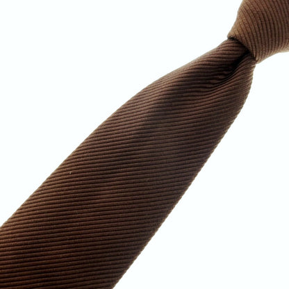 【中古】リングヂャケット RING JACKET シルクコットン 無地ネクタイ ブラウン【 状態ランクC 】【 メンズ 】