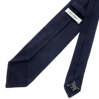 【中古】リングヂャケット RING JACKET シルクコットン 無地ネクタイ ネイビー【 状態ランクC 】【 メンズ 】