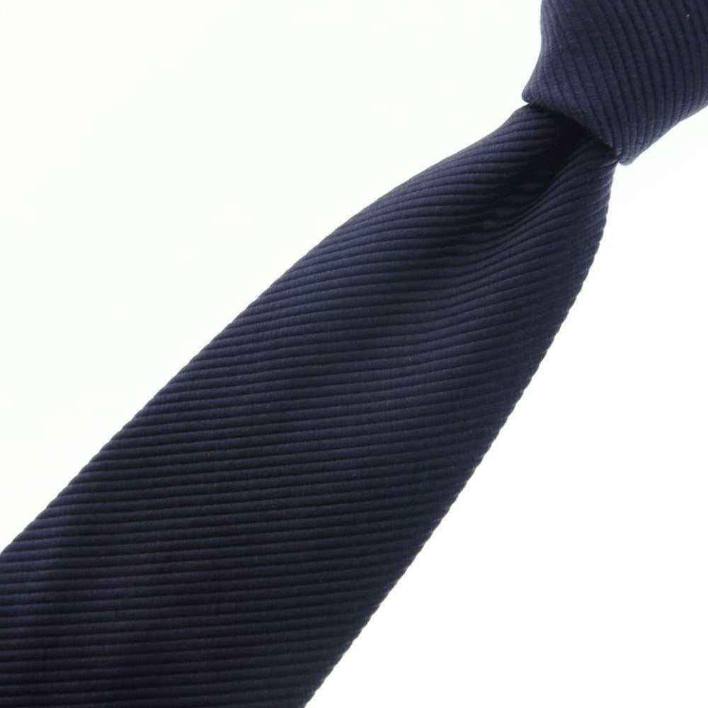 【中古】リングヂャケット RING JACKET シルクコットン 無地ネクタイ ネイビー【 状態ランクC 】【 メンズ 】