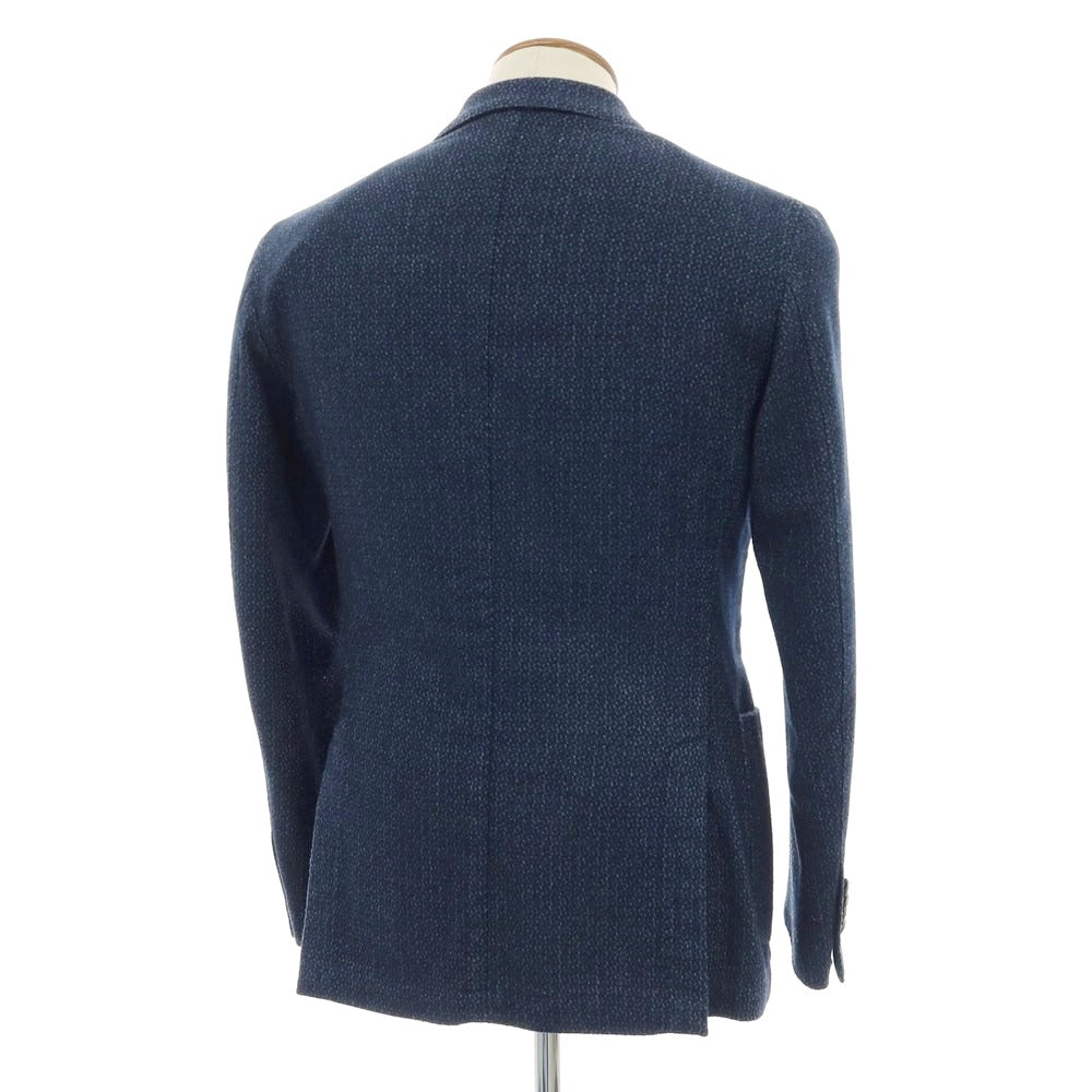 【中古】エルビーエム1911 L.B.M.1911 ウールポリエステル ダブル テーラードジャケット ネイビー【サイズ48】【 状態ランクB 】【 メンズ 】