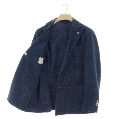 【中古】エルビーエム1911 L.B.M.1911 ウールポリエステル ダブル テーラードジャケット ネイビー【サイズ48】【 状態ランクB 】【 メンズ 】