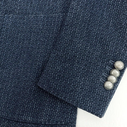 【中古】エルビーエム1911 L.B.M.1911 ウールポリエステル ダブル テーラードジャケット ネイビー【サイズ48】【 状態ランクB 】【 メンズ 】