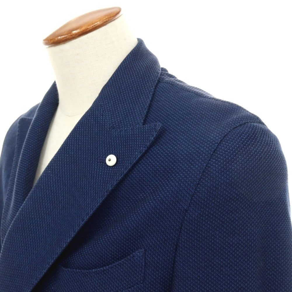 【中古】エルビーエム1911 L.B.M.1911 コットン ダブル6B テーラードジャケット ネイビー【サイズ48】【 状態ランクC 】【 メンズ 】