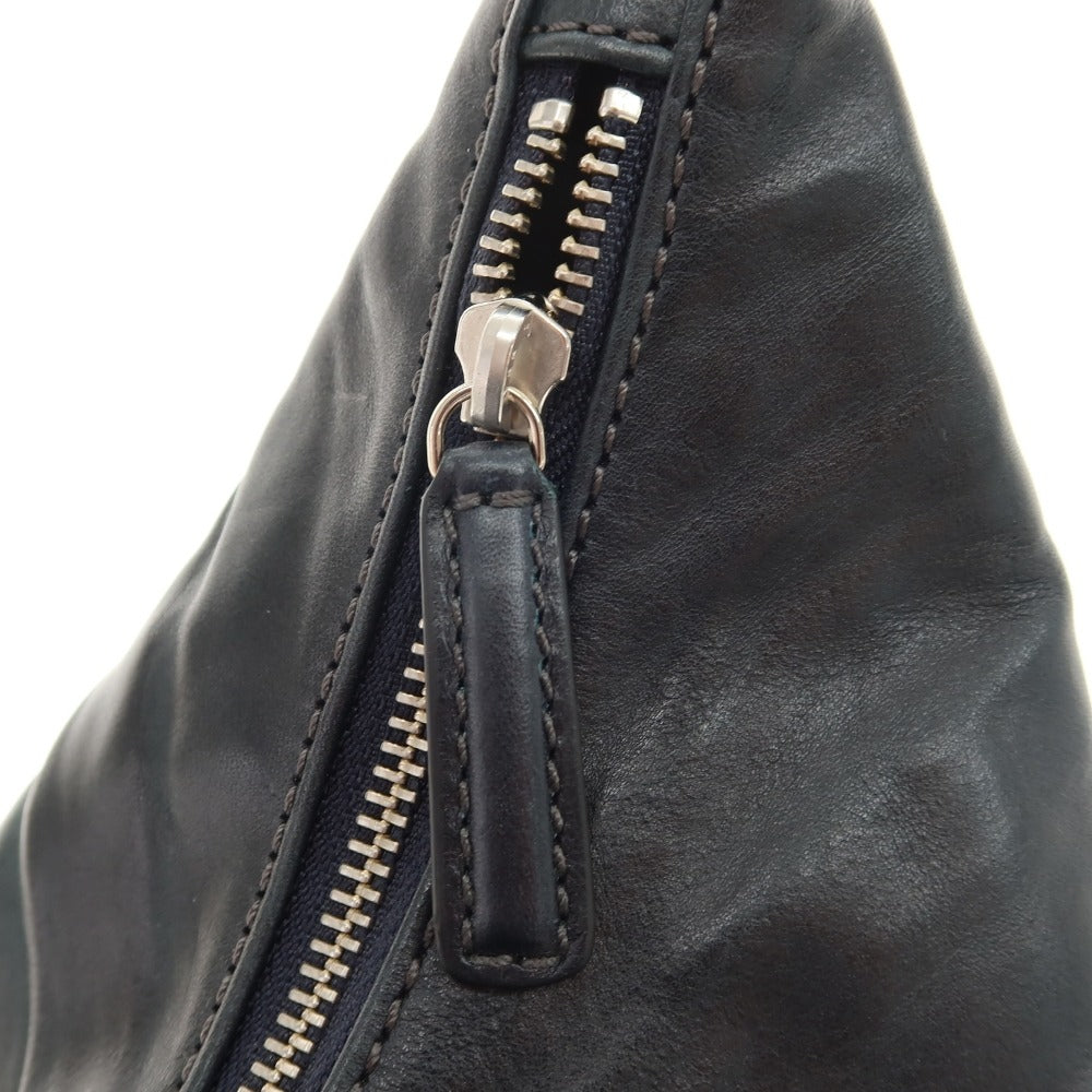 【中古】ダニエルアンドボブ Daniel &amp; Bob JASMINE SLIM-45 RODI レザー ショルダーバッグ ネイビー【 状態ランクB 】【 メンズ 】