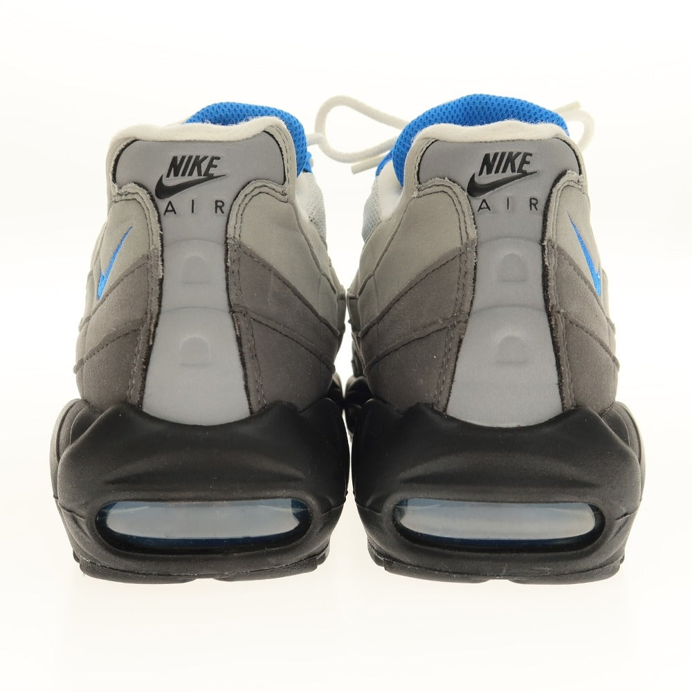 【中古】【未使用】ナイキ NIKE AIR MAX95/AT8696-100 スニーカー グレーxブルー【 サイズ28 】【 状態ランクS 】【 メンズ 】 [APD]