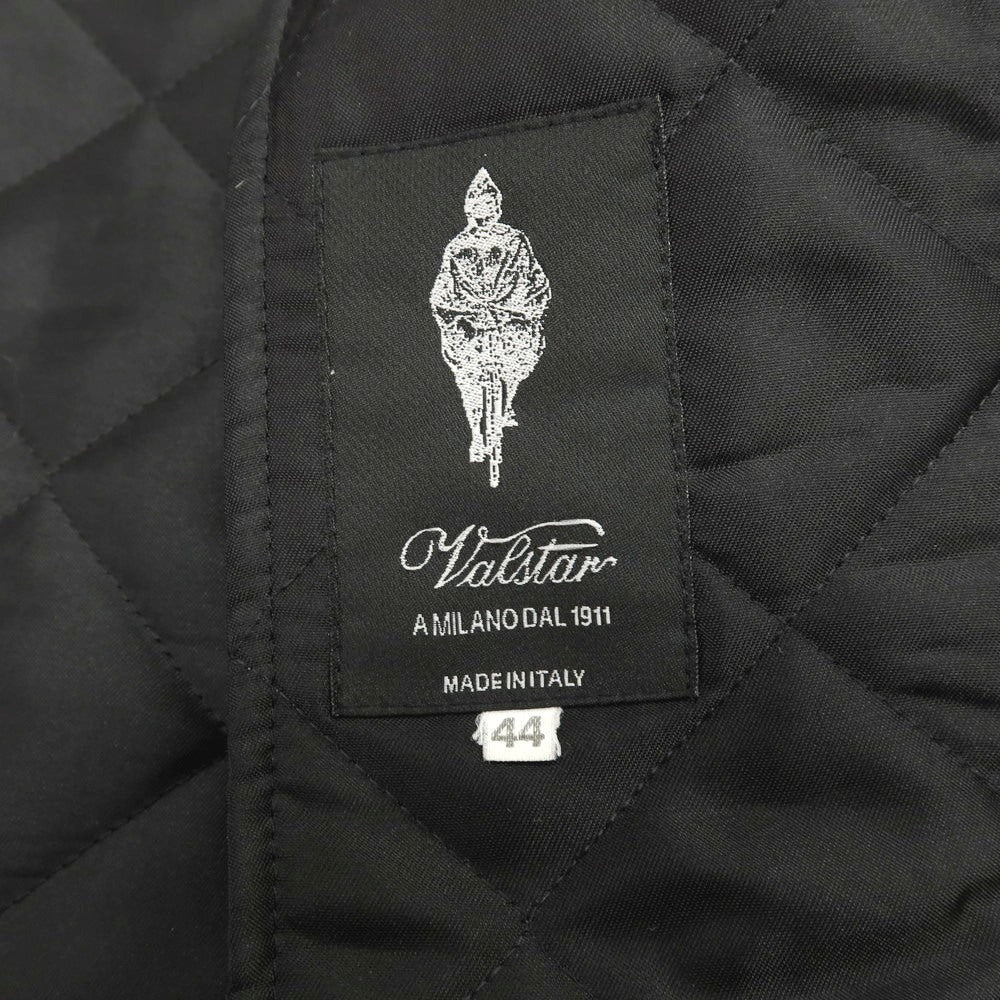 【中古】ヴァルスター Valstar ポリエステル 中綿入り キルティングブルゾン ブラック【サイズ44】【 状態ランクC 】【 メンズ 】