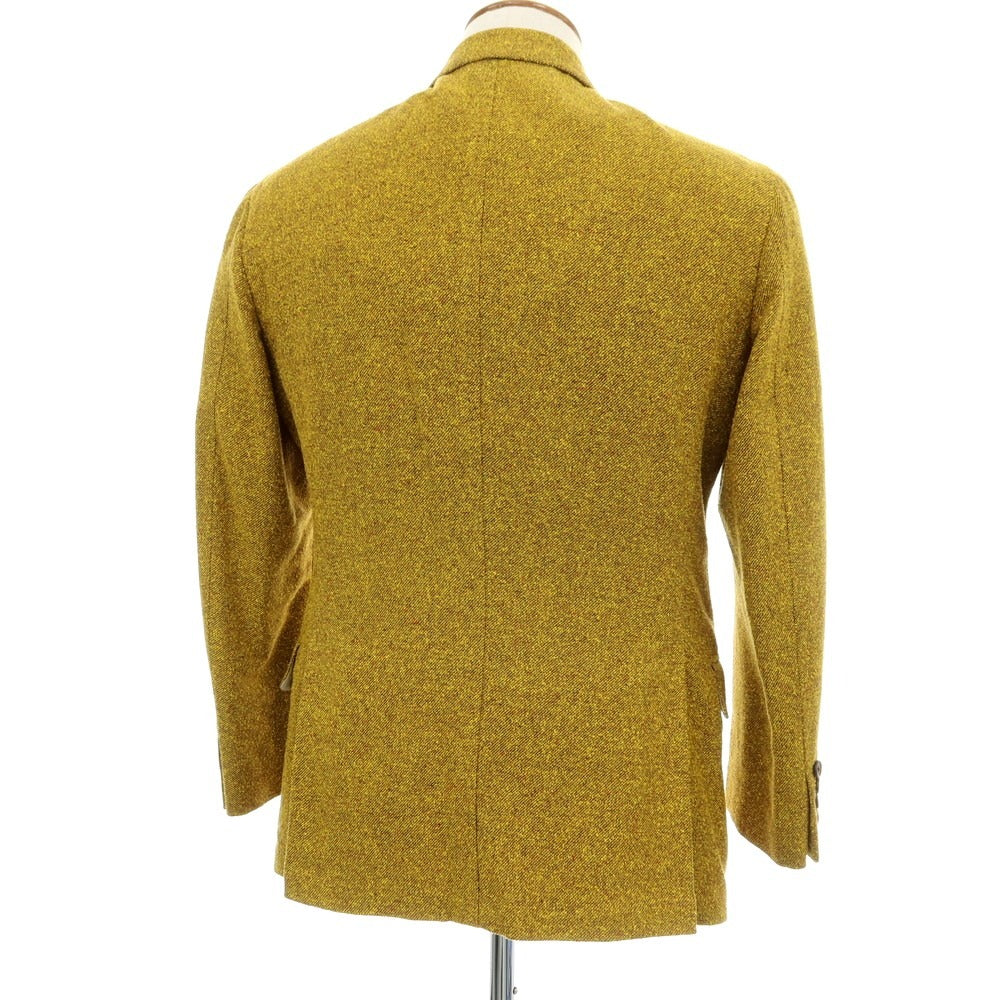 【中古】サルヴァトーレピッコロ Salvatore Piccolo シルクコットン 3B テーラードジャケット イエロー【サイズ48】【 状態ランクA 】【 メンズ 】