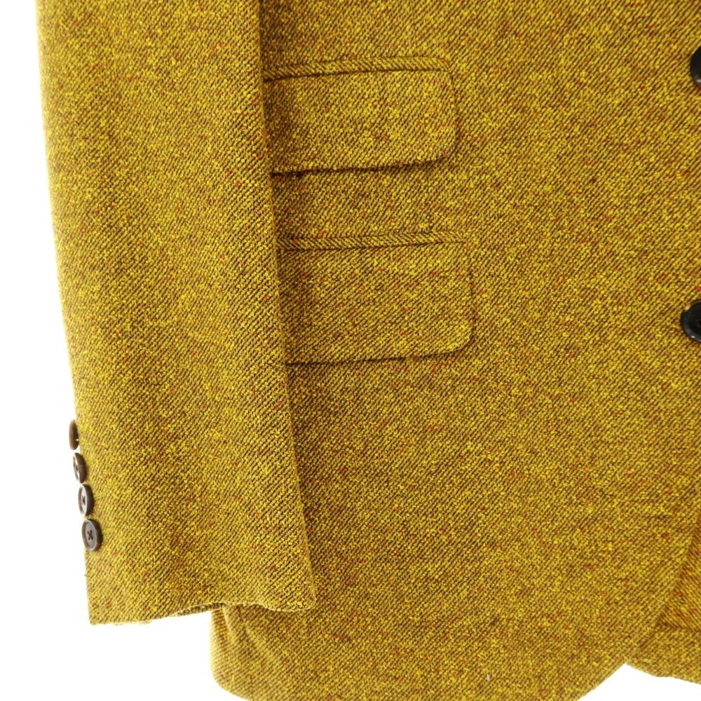 【中古】サルヴァトーレピッコロ Salvatore Piccolo シルクコットン 3B テーラードジャケット イエロー【サイズ48】【 状態ランクA 】【 メンズ 】