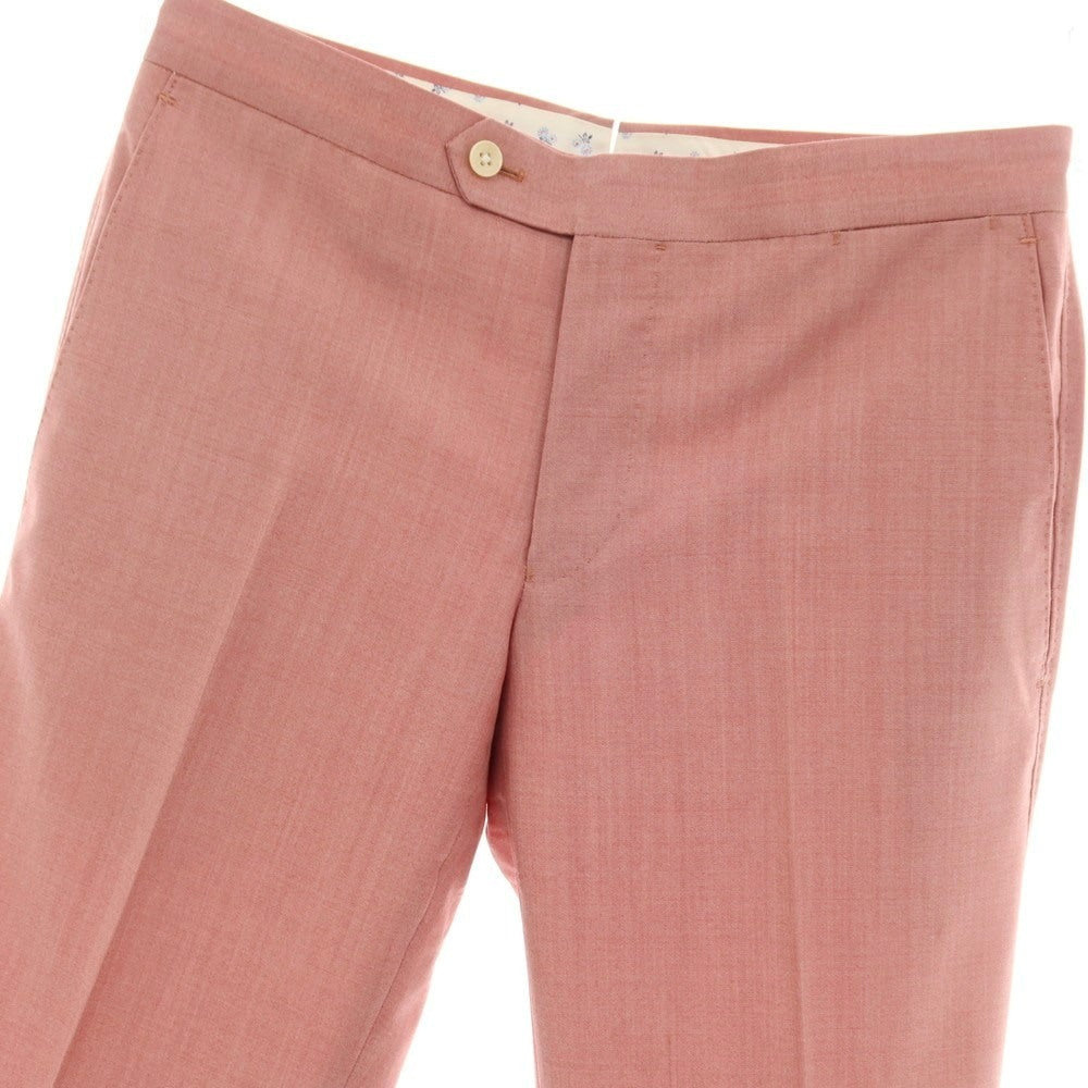 【中古】ユニバーサルランゲージ UNIVERSAL LANGUAGE アイスセンス ウール カジュアルスラックスパンツ ピンクレッド【サイズS】【 状態ランクB 】【 メンズ 】