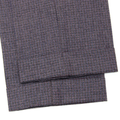 【中古】【未使用】ピーティーゼロウーノ PT01 SUPER100’S ウール ハウンドトゥース柄 カジュアルスラックスパンツ パープル系【サイズ46】【 状態ランクS 】【 メンズ 】