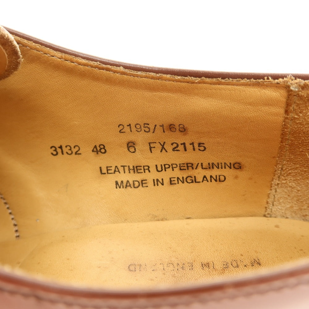 【中古】アルフレッドサージェント Alfred Sargent シングルモンク ドレスシューズ ブラウン【サイズ6】【 状態ランクC 】【 メンズ 】