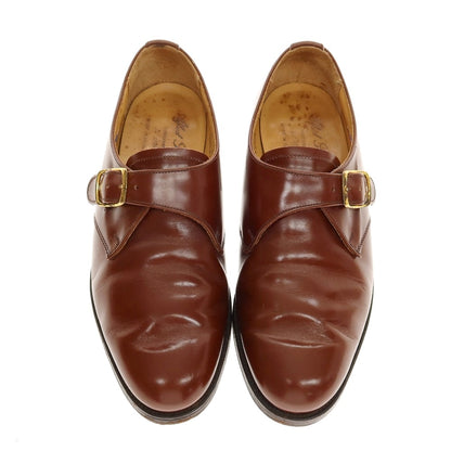 【中古】アルフレッドサージェント Alfred Sargent シングルモンク ドレスシューズ ブラウン【サイズ6】【 状態ランクC 】【 メンズ 】