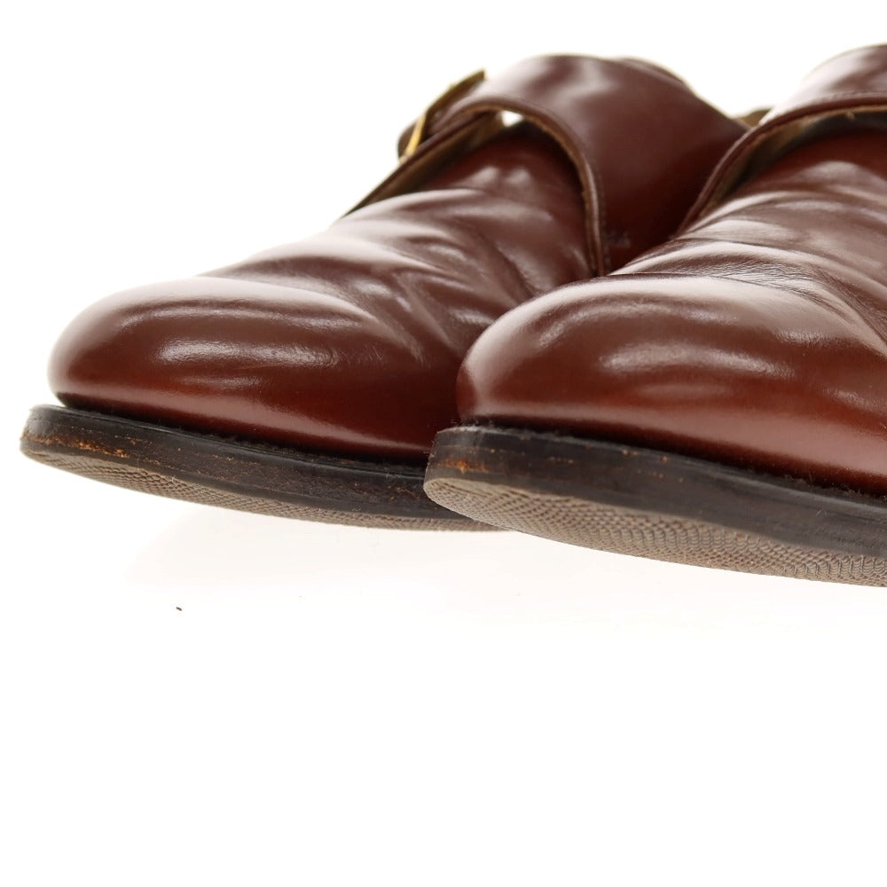 【中古】アルフレッドサージェント Alfred Sargent シングルモンク ドレスシューズ ブラウン【サイズ6】【 状態ランクC 】【 メンズ 】