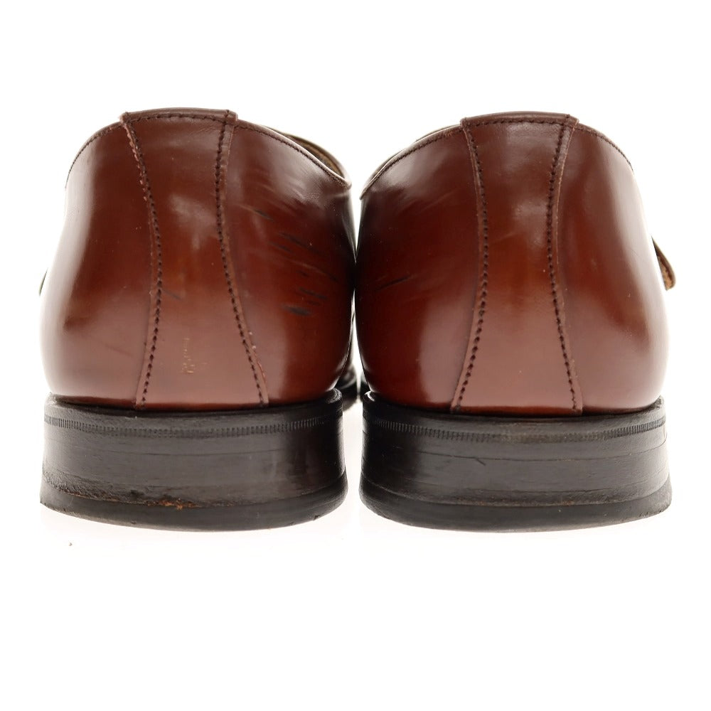 【中古】アルフレッドサージェント Alfred Sargent シングルモンク ドレスシューズ ブラウン【サイズ6】【 状態ランクC 】【 メンズ 】