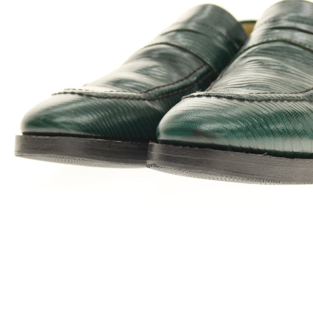 【中古】アルフレッドサージェント Alfred Sargent ローファー グリーン【サイズ6】【 状態ランクC 】【 メンズ 】