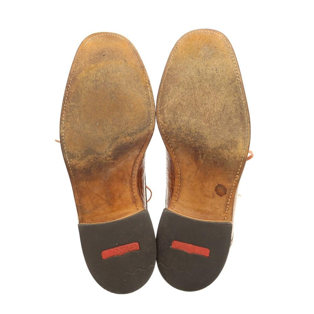 【中古】グレンソン GRENSON ドレスシューズ ブラウン【 6 1/2 】【 状態ランクC 】【 メンズ 】[APD]