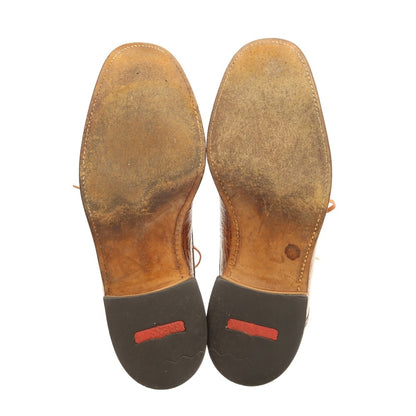 【中古】グレンソン GRENSON ドレスシューズ ブラウン【 6 1/2 】【 状態ランクC 】【 メンズ 】[APD]