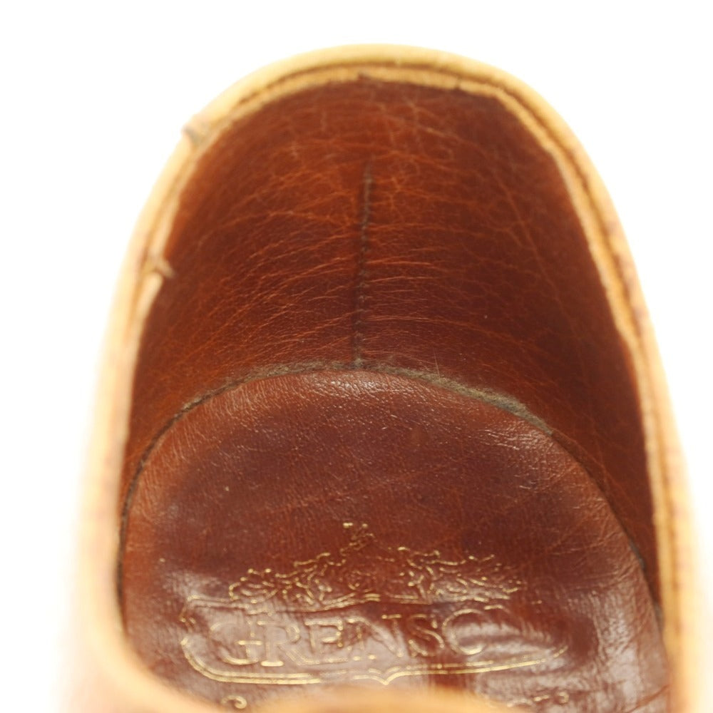 【中古】グレンソン GRENSON ドレスシューズ ブラウン【 サイズ6 1/2 】【 状態ランクC 】【 メンズ 】 [APD]
