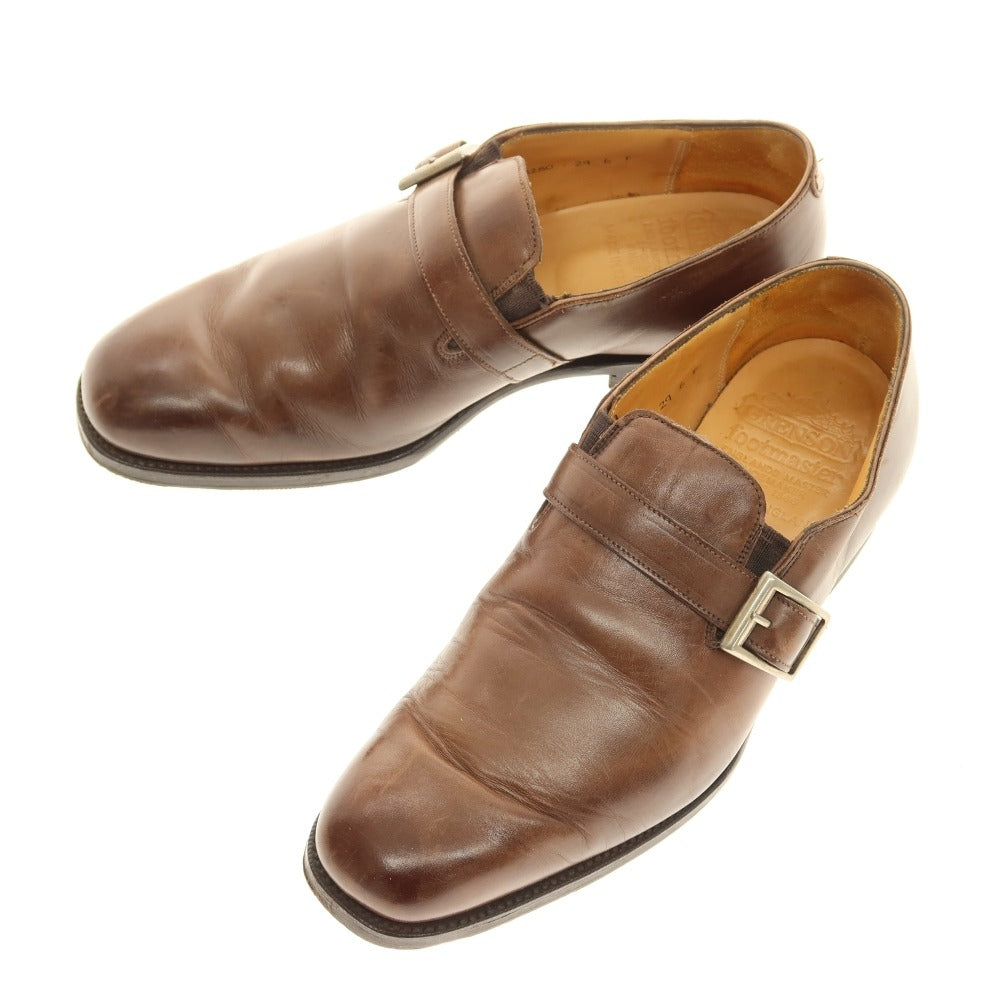 【中古】グレンソン GRENSON ドレスシューズ ブラウン【サイズ6】【 状態ランクC 】【 メンズ 】[CPD]