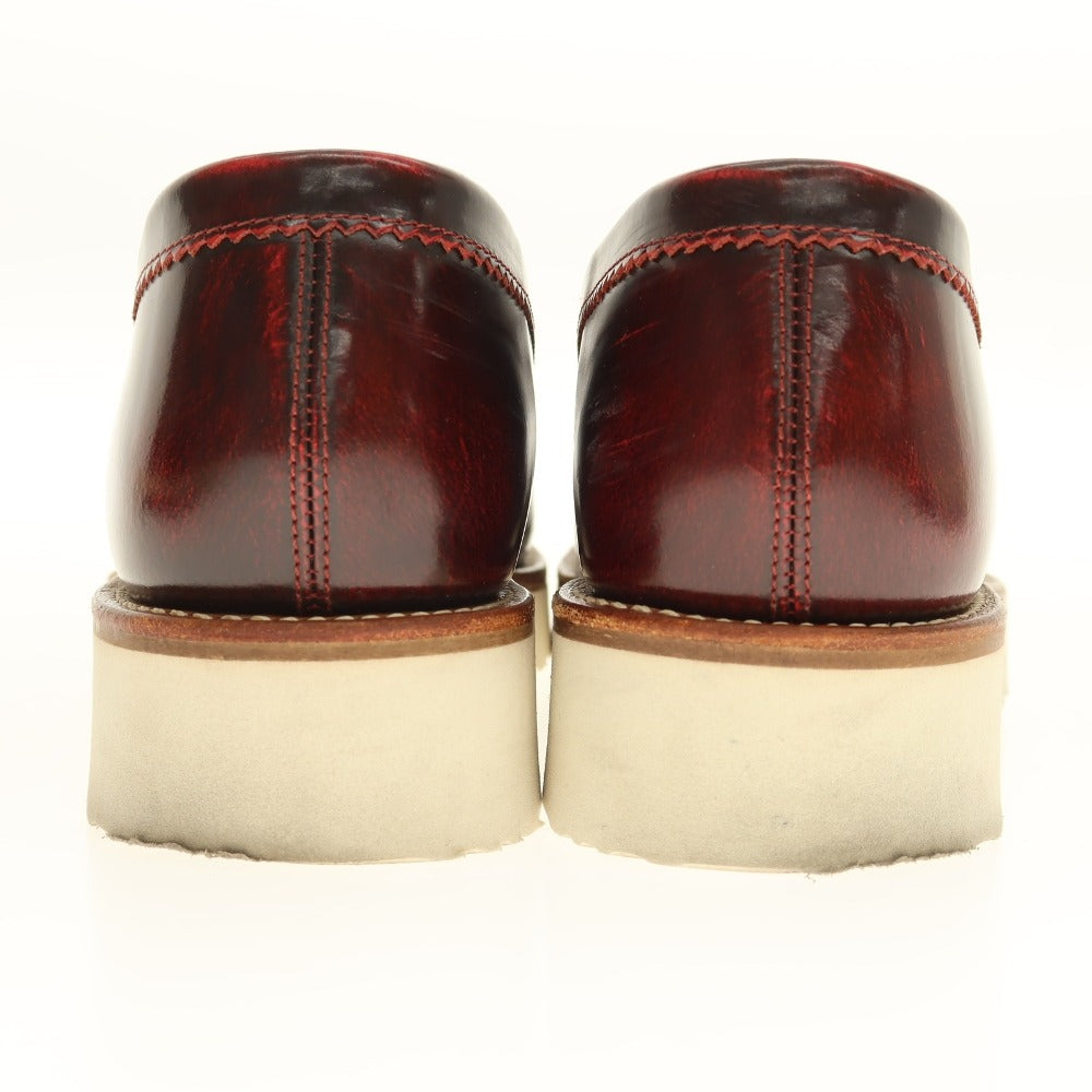 【中古】グレンソン GRENSON ローファー レッド【サイズ7】【 状態ランクB 】【 メンズ 】