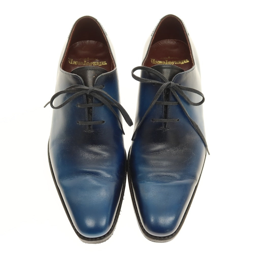 【中古】ユニオンインペリアル UNION IMPERIAL ドレスシューズ ブルー【サイズ6】【 状態ランクB 】【 メンズ 】