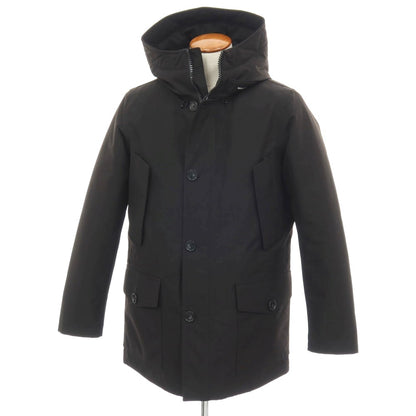 【中古】ウールリッチ WOOLRICH GORE-TEX ポリエステル フーデッド ダウンコート ブラック【サイズM】【 状態ランクB 】【 メンズ 】