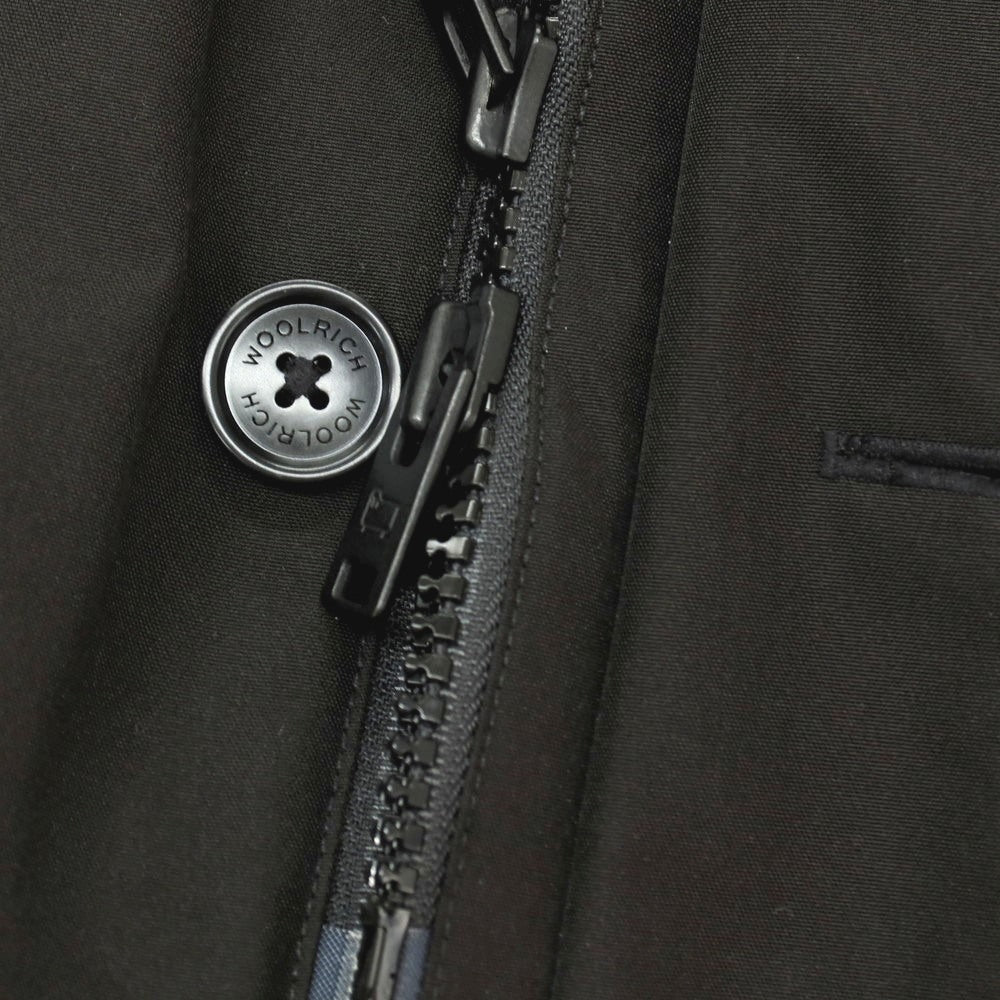 【中古】ウールリッチ WOOLRICH GORE-TEX ポリエステル フーデッド ダウンコート ブラック【サイズM】【 状態ランクB 】【 メンズ 】