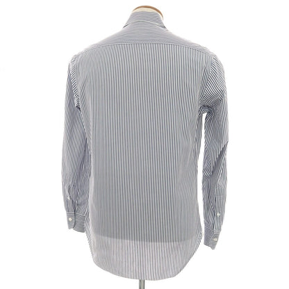 【中古】エリコフォルミコラ ERRICO FORMICOLA コットン ストライプ レギュラーカラー ドレスシャツ ネイビーxホワイト【サイズ40】【 状態ランクC 】【 メンズ 】