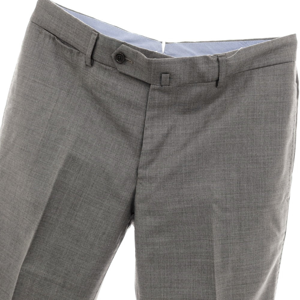 【中古】トゥモローランド TOMORROWLAND PILGRIM ウール ドレススラックスパンツ ウォームグレー【サイズ46】【 状態ランクB 】【 メンズ 】