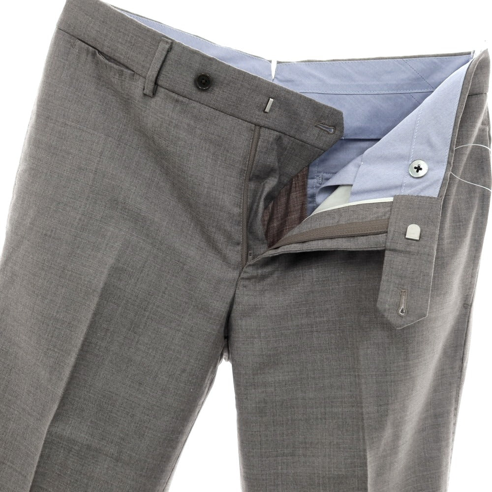 【中古】トゥモローランド TOMORROWLAND PILGRIM ウール ドレススラックスパンツ ウォームグレー【サイズ46】【 状態ランクB 】【 メンズ 】
