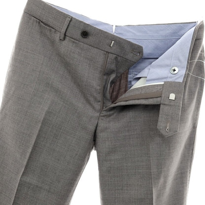 【中古】トゥモローランド TOMORROWLAND PILGRIM ウール ドレススラックスパンツ ウォームグレー【サイズ46】【 状態ランクB 】【 メンズ 】